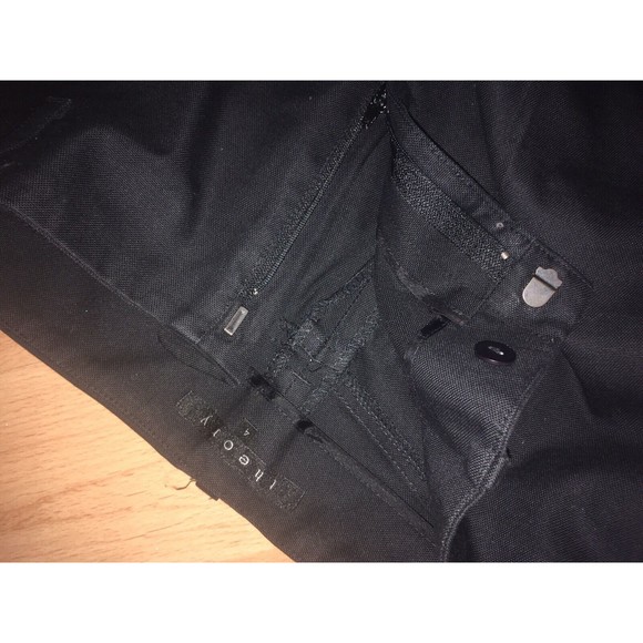 Lot of 3! Theory Women's Mid Rise Straight Leg Trousers Pants Black Size 4 6 ga. - Picture 3 of 12